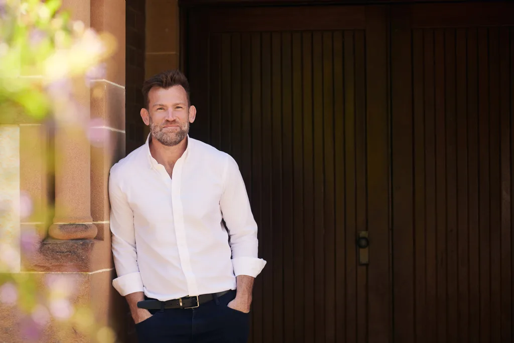 Matt Morgan, funeral celebrant, personal branding portrait in Marrickville